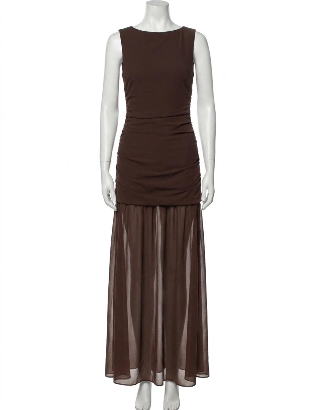 NEW SHOW ME YOUR MUMU aria maxi dress in brown
